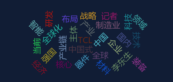热点网络分析：中国制造业要坚持创新驱动发展访TCL创始人、董事长李东生